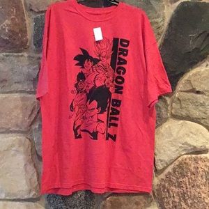 NWT Dragon Ball Z Red Tee